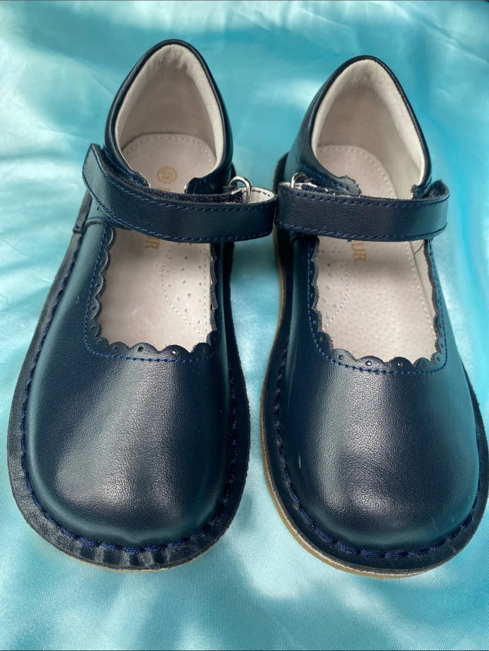 L’Amour  Navy Blue Mary Jane Style Dress Shoes